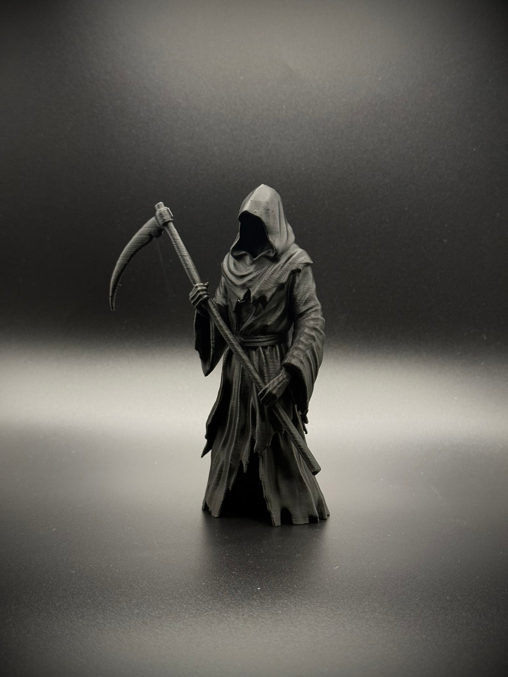 Skulptur Sensenmann Gespenst Gothic