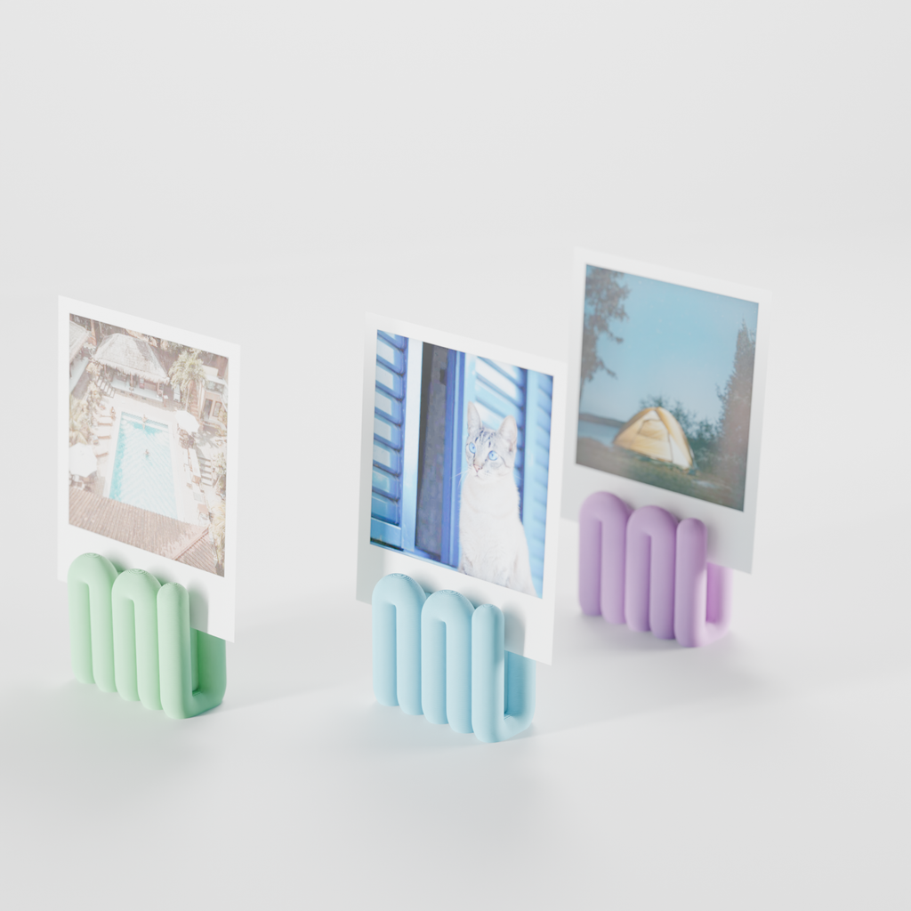 Fotohalter Wellen-Design