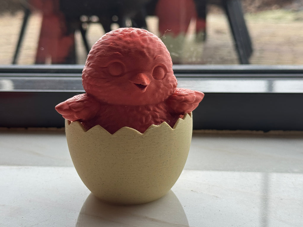 Osterfigur Küken im Ei Deko