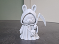 Kleiner grimmiger Hase Figur Deko Statue Halloween Grusel Gothic Horror