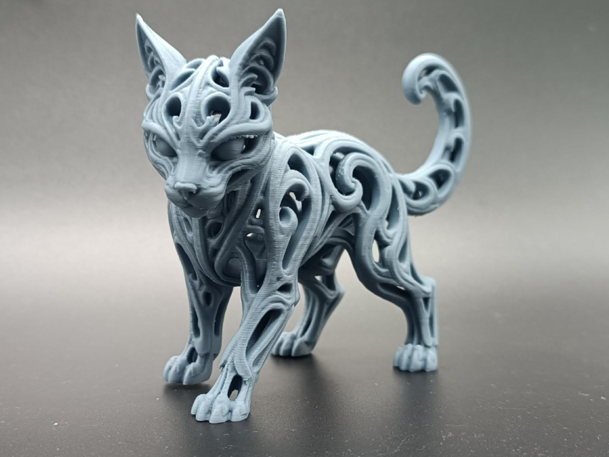 Abstrakte hohle Katzenkunst Figur Deko