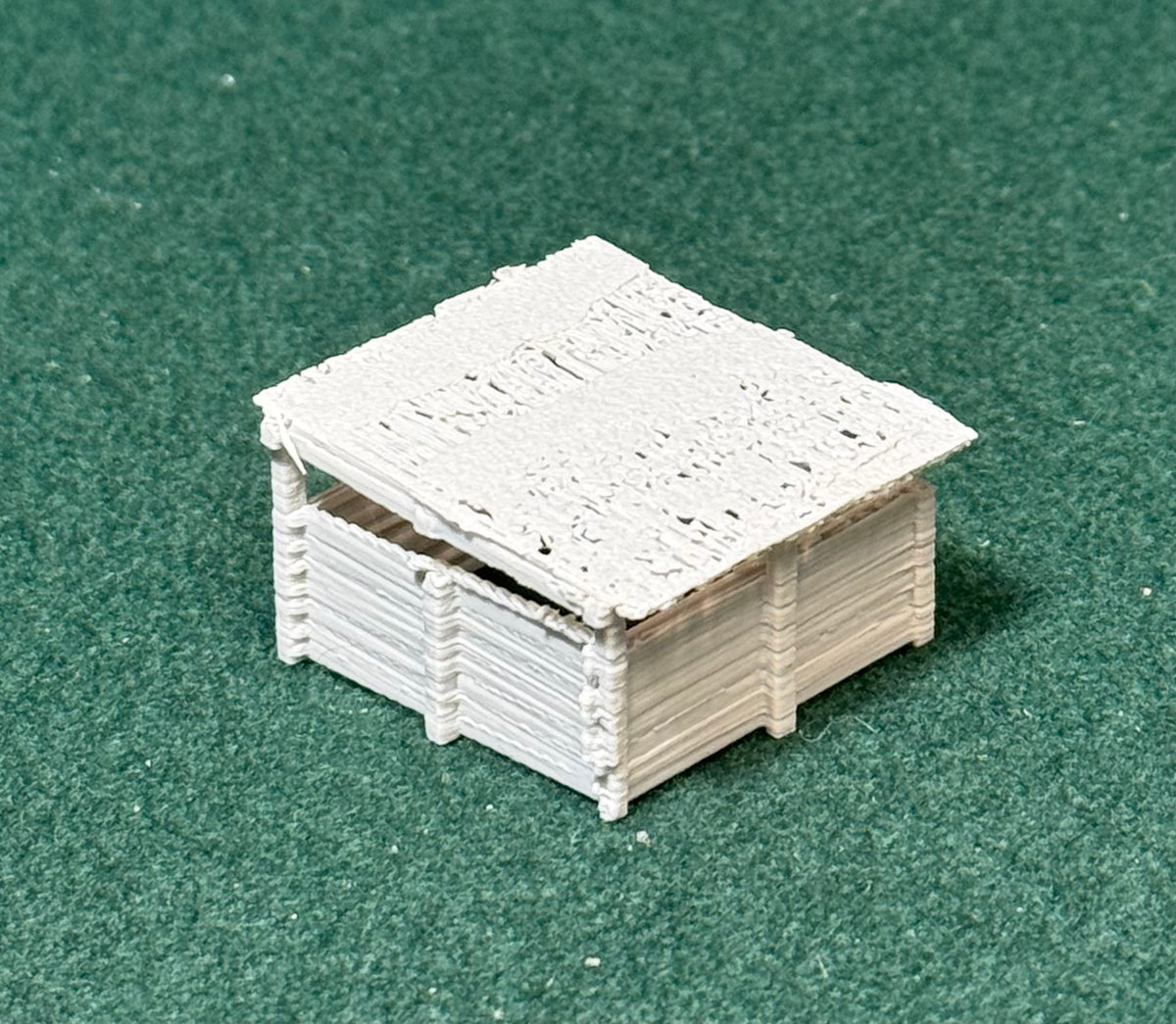 HO & N Struktur Holzunterstand Modelleisenbahn H0 Spur N Puppenhaus
