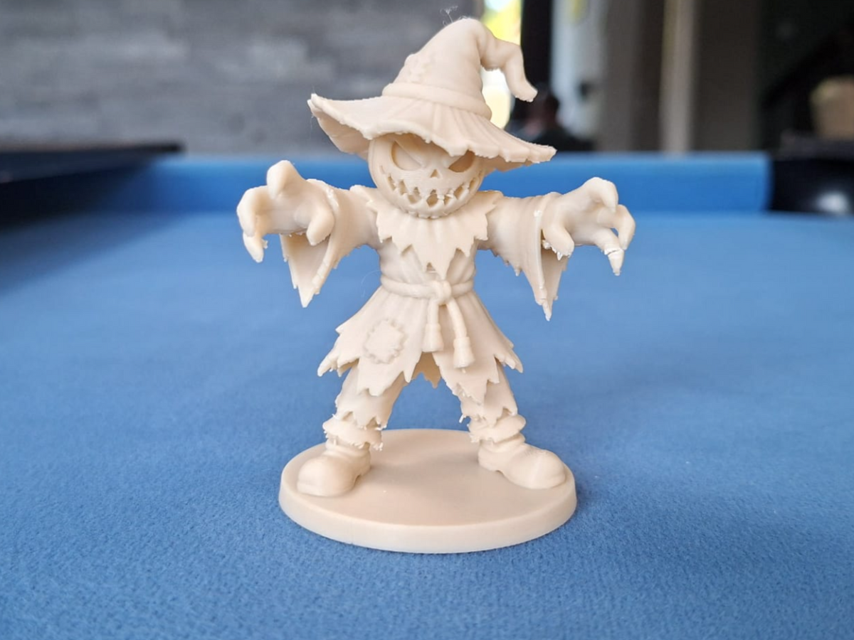 Gruseliger Kürbis-Vogelscheuche Halloween-Figur Deko Statue Gothic Horror