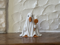 Halloween Figur Gans als Gespenst Deko