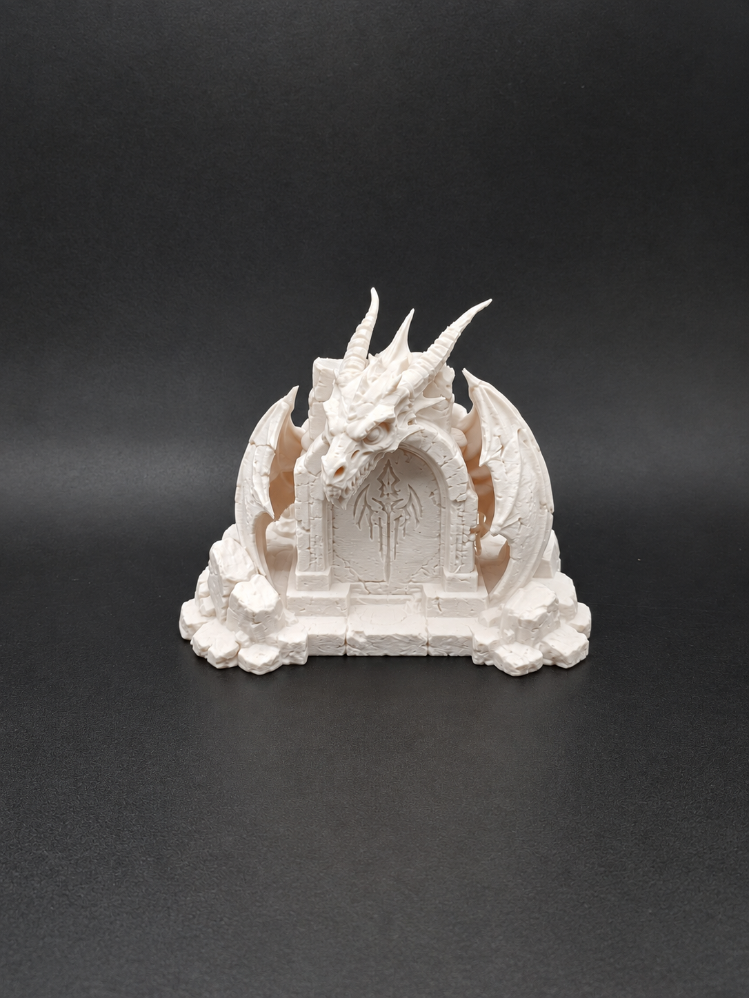 Drachengrab Dunkles Fantasy-Monument Figur Deko