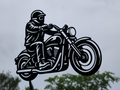 Motorradfahrer 2D Wandkunst Wandbild Wanddeko Wanddekoration Fantasy Deko
