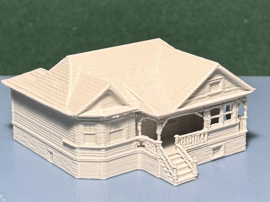 HO & N Struktur Queen Anne Cottage Modelleisenbahn H0 Spur N Diorama