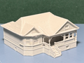 HO & N Struktur Queen Anne Cottage Modelleisenbahn H0 Spur N Diorama