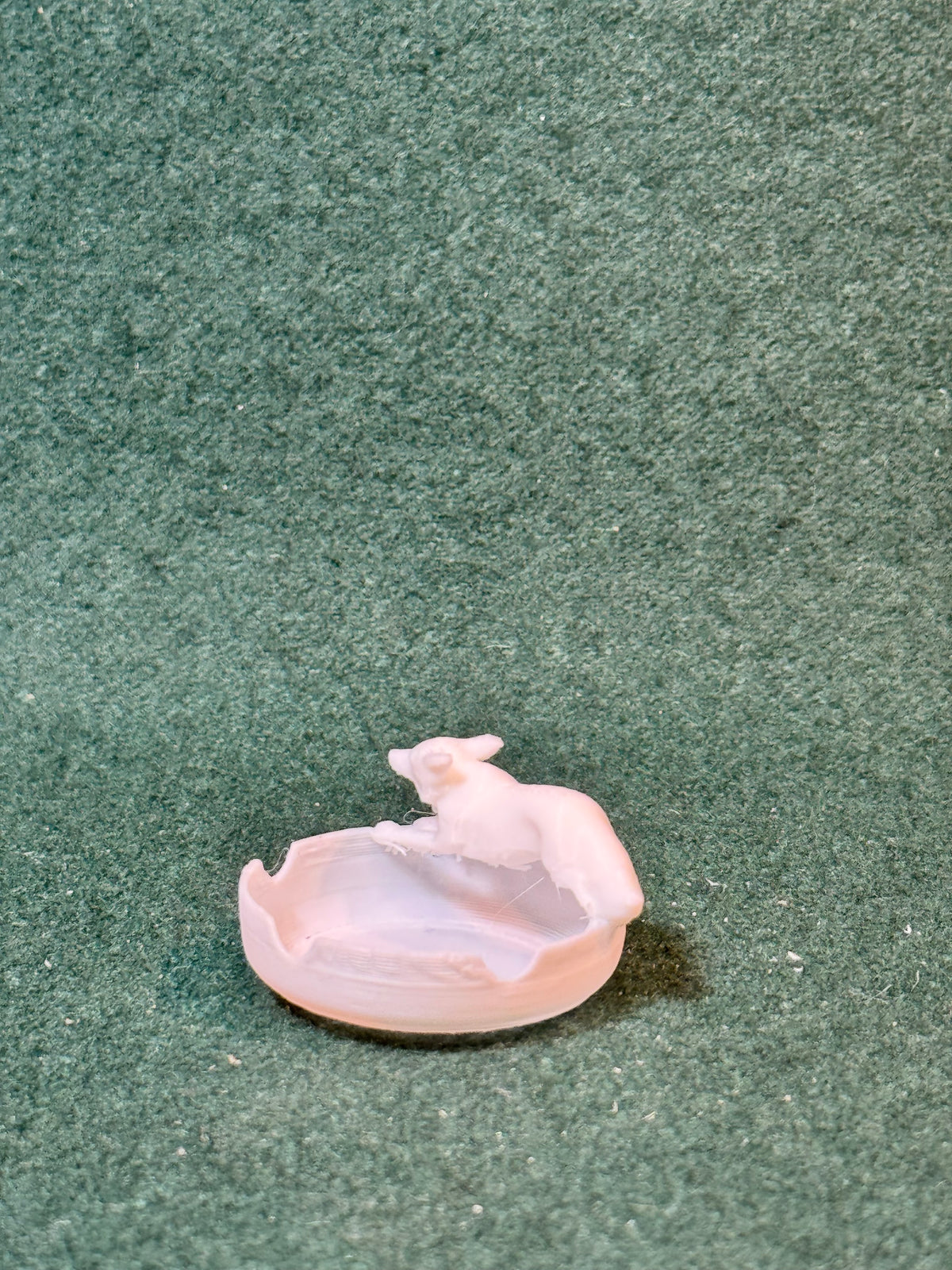 Puppenhaus Mini Aschenbecher aus der Viktorianischen Ära 1 Miniatur 1:12