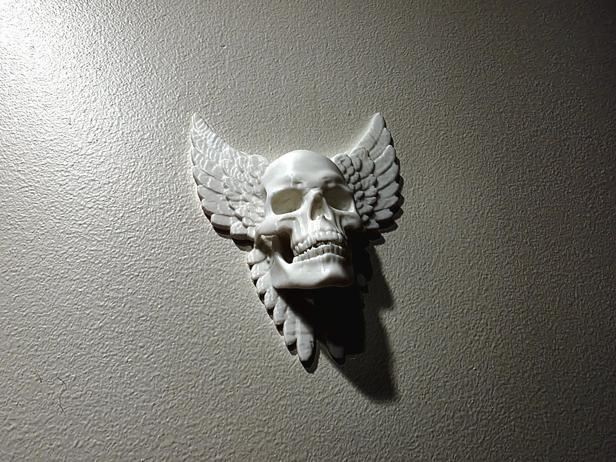 Totenkopf Engel Wanddeko