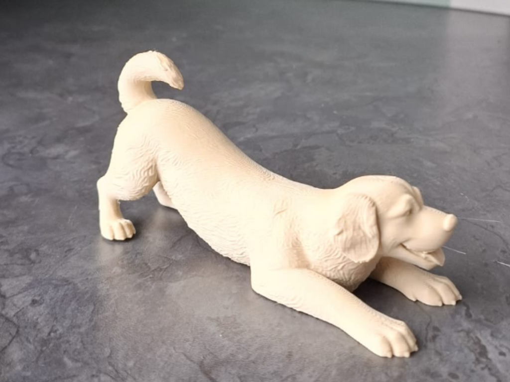 Verspielter Labrador Retriever Welpe Figur Deko Statue Tierfigur Tiere