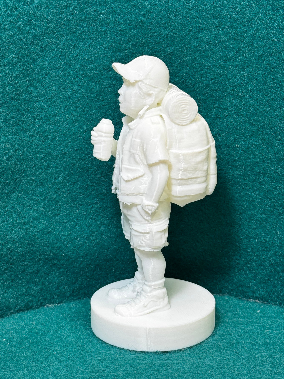 Grüne Horizont-Kadetten Junger Pfadfinder Figur Deko Statue Weihnachten