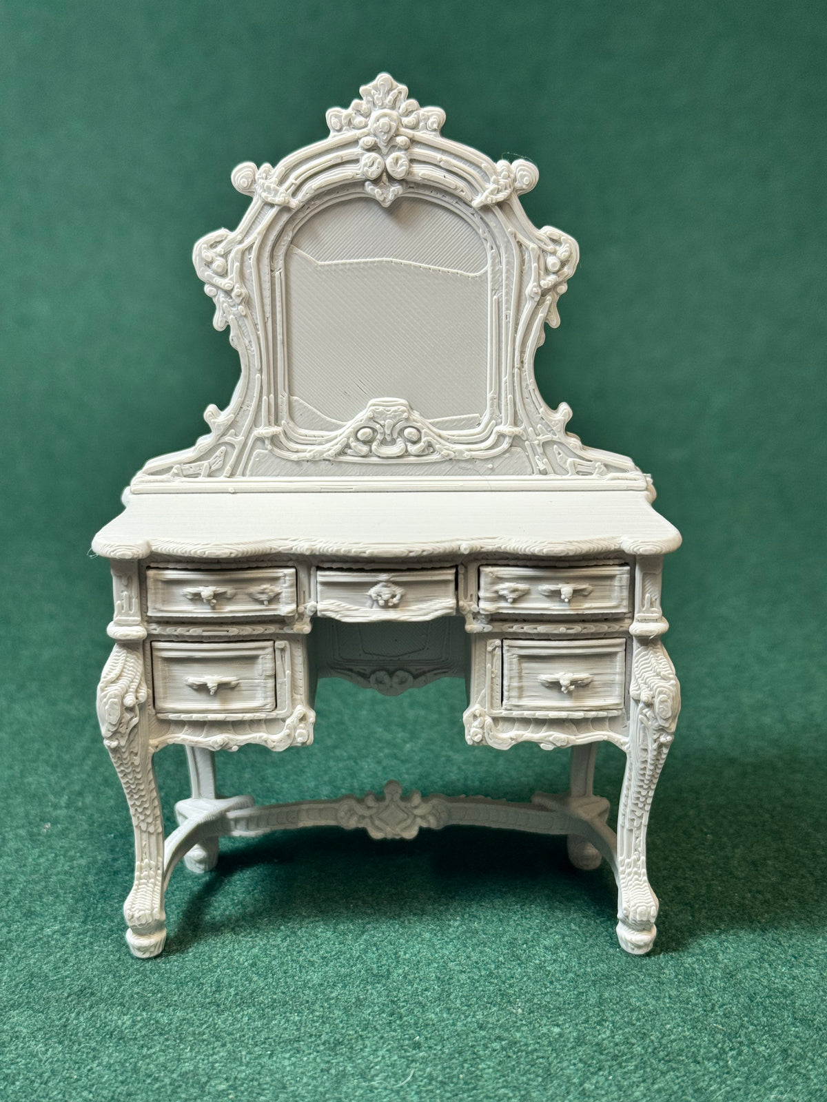 Rosemere Schminktisch 1:12 Puppenhaus Miniatur Puppenstube Diorama Vintage