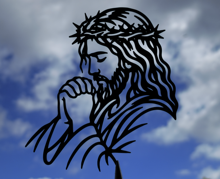 Jesus Betendes Wandkunst Dekor Wandbild Wanddeko Wanddekoration Wohnzimmer