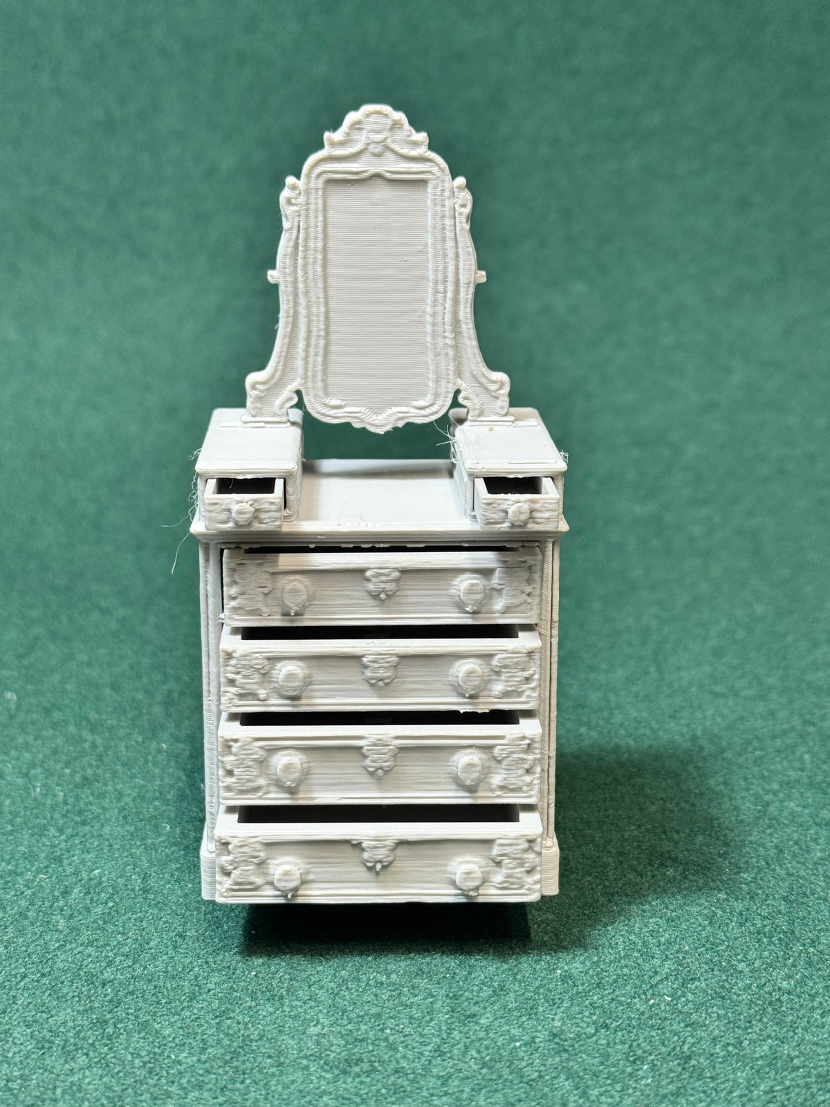 Victorian Cottage Kommode mit 6 Schubladen 1:12 Puppenhaus Miniatur Möbel