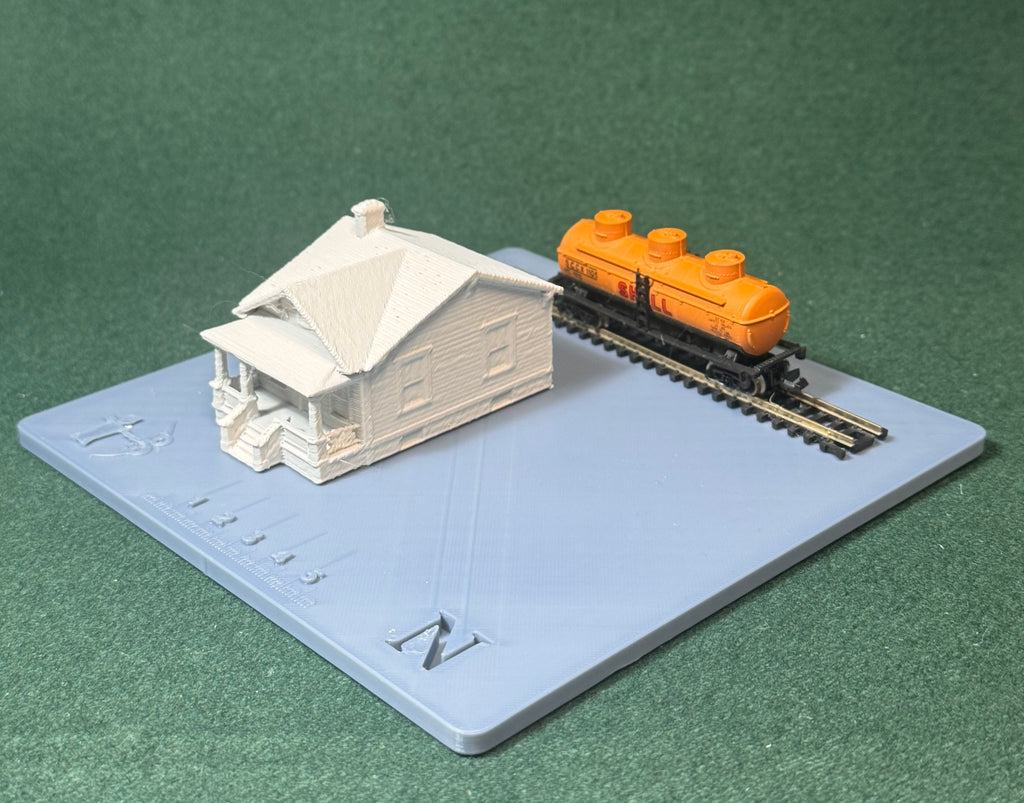 HO & N Struktur Handwerker-Bungalow Modelleisenbahn H0 Spur N Diorama