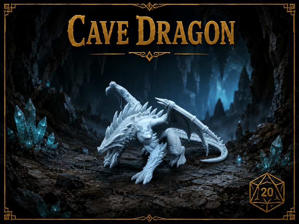 Höhlendrache RPG Kreatur Miniatur Fantasy