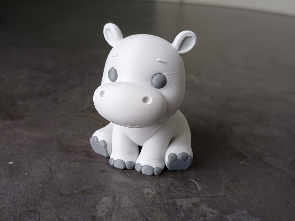 Niedliches Mini-Nilpferd Figur Deko Statue Tierfigur Tiere Tierliebhaber