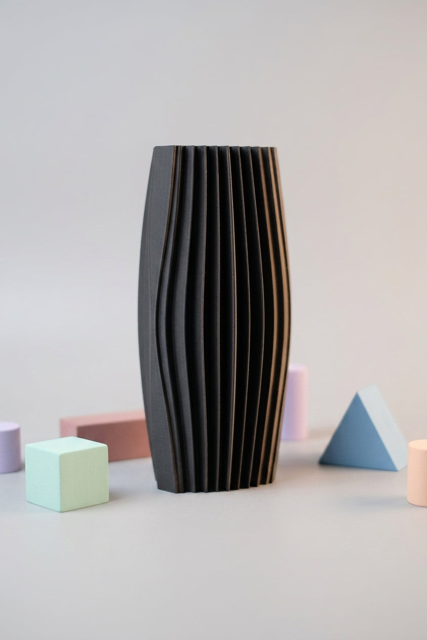 Vase Dreifach-Wellen - Modern