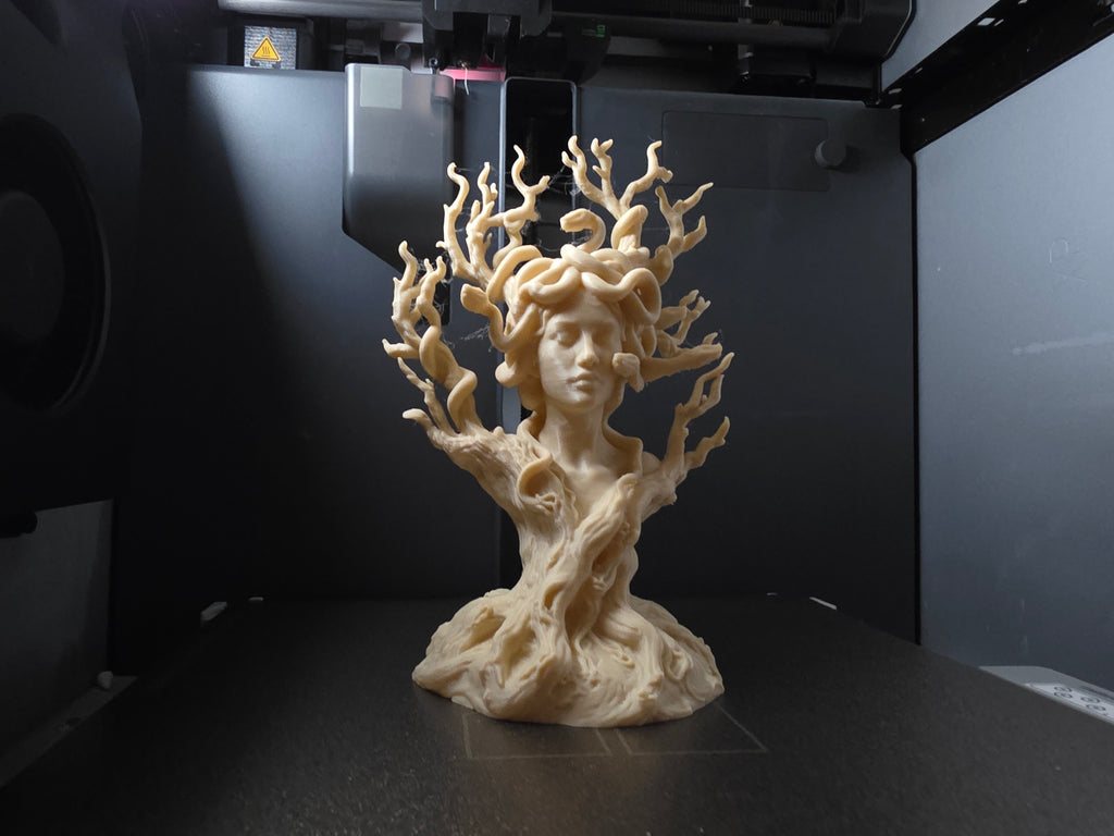 Medusa Baum Skulptur