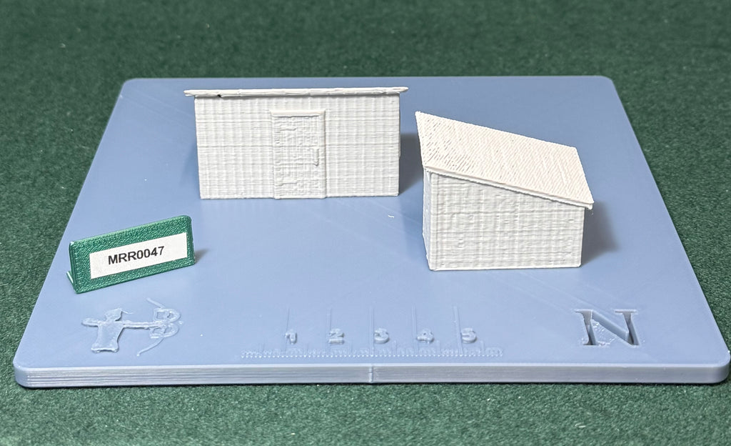 HO & N Struktur Geräteschuppen Modelleisenbahn H0 Spur N Diorama Gebäude