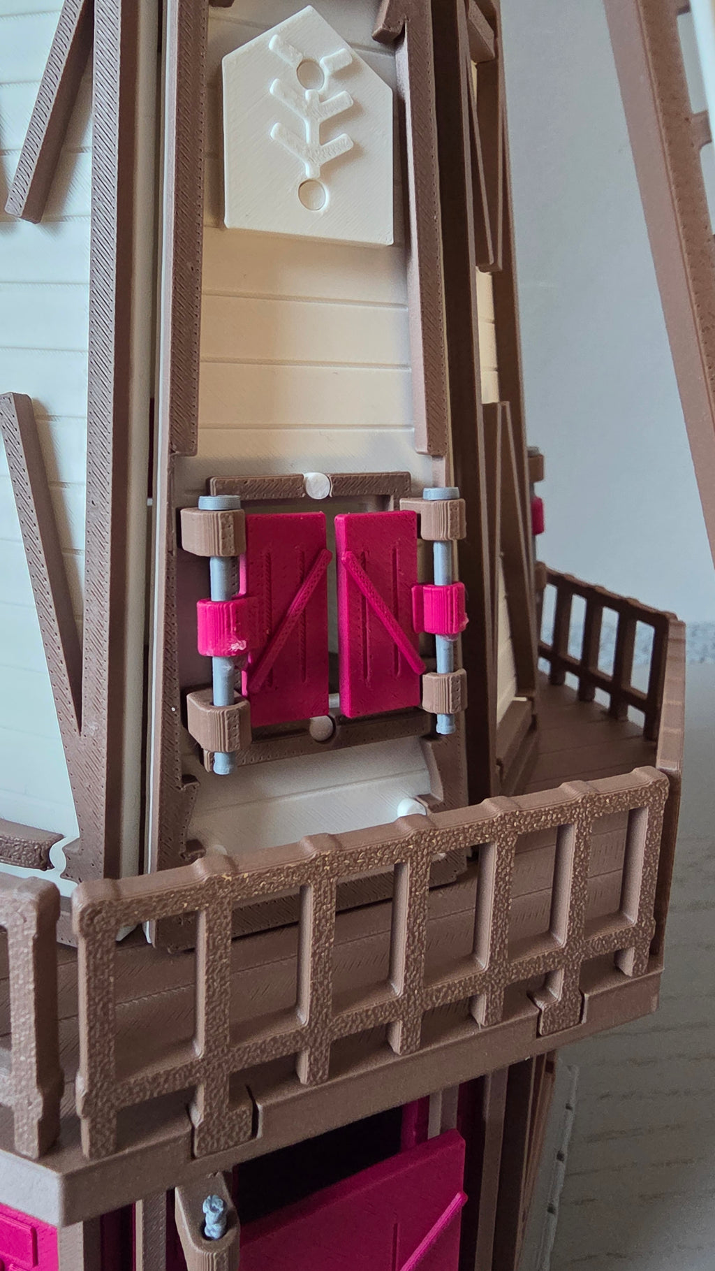 KORNWACHT Mehrteilige Windmühle Selbst Bauen Figur Deko Statue Skulptur