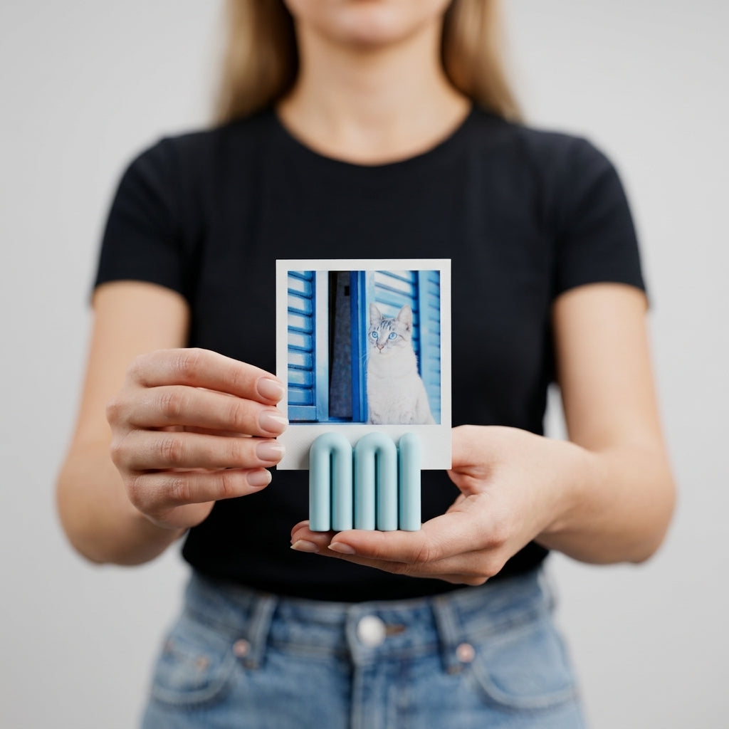 Fotohalter Wellen-Design