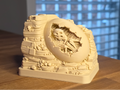 Niedliches Dinosaurier-Ei mit Baby-Dinosaurier Figur Deko Statue Ostern