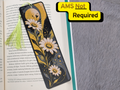 Lesezeichen Goldenes Buch Leseratte Geschenk Bücherwurm