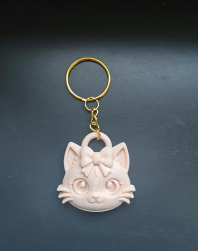 Niedlicher Katzenanhänger Schlüsselanhänger Taschenanhänger & Medaillon ohne