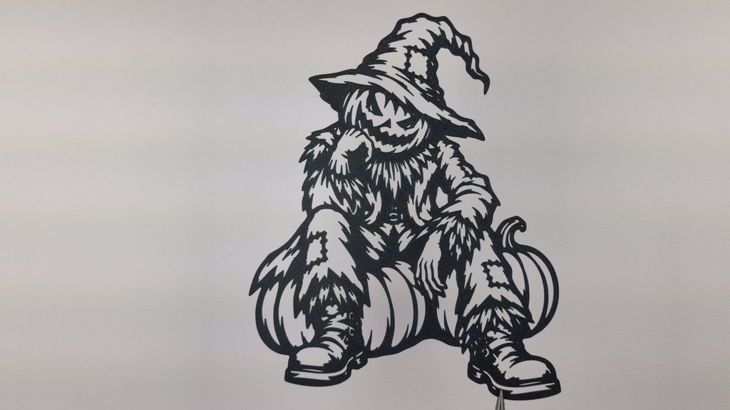 Gruselige Vogelscheuchen-Kürbis-Wandkunst-Dekoration Wandbild Wanddeko