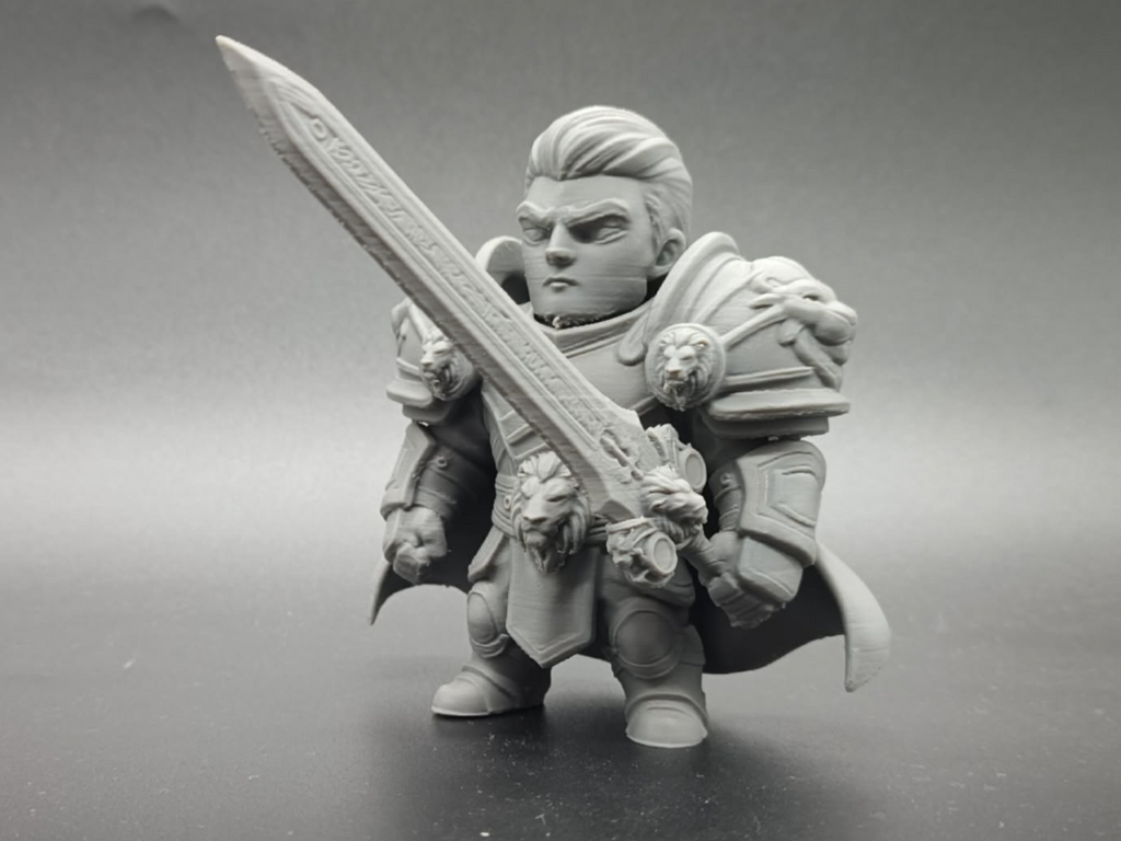 Chibi Paladin Süßer Fantasy-Ritter Figur Deko