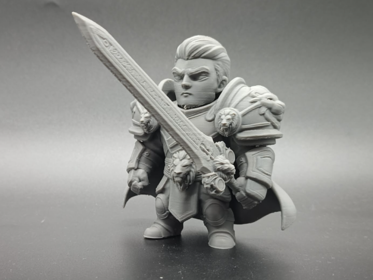 Chibi Paladin Süßer Fantasy-Ritter Figur Deko
