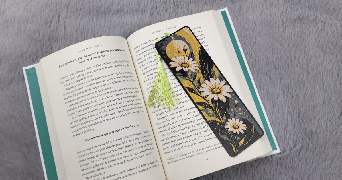 Lesezeichen Goldenes Buch Leseratte Geschenk Bücherwurm