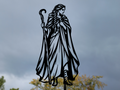 Fantasy Druidenfrau Wandkunst Dekor Wandbild Wanddeko Wanddekoration Deko