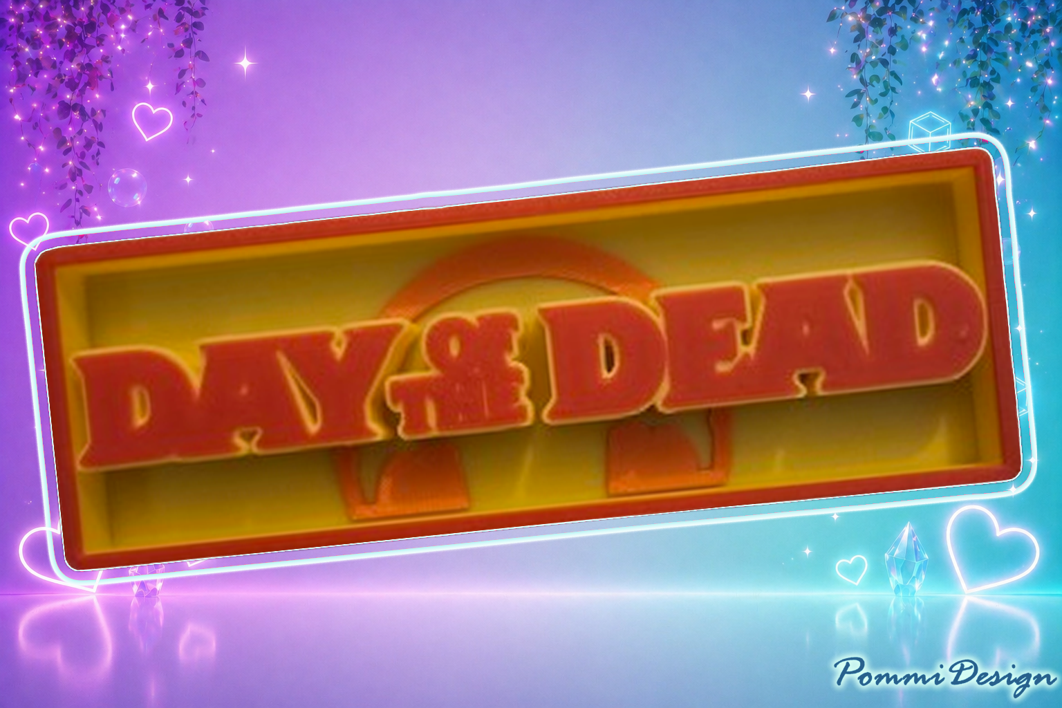 Day of the Dead inspiriertes Schild - Fan Art - Merchandise-SIGN/Schild
