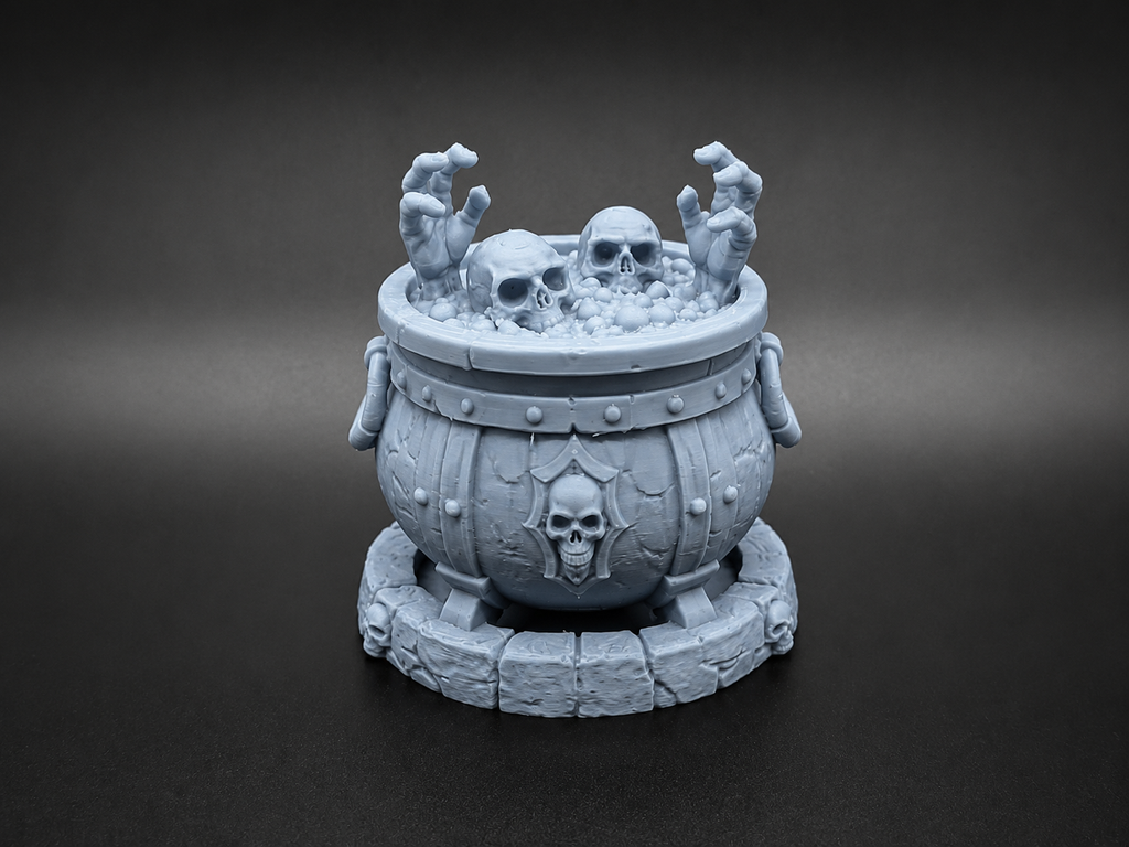 Verhexter Halloween Kessel Figur Deko