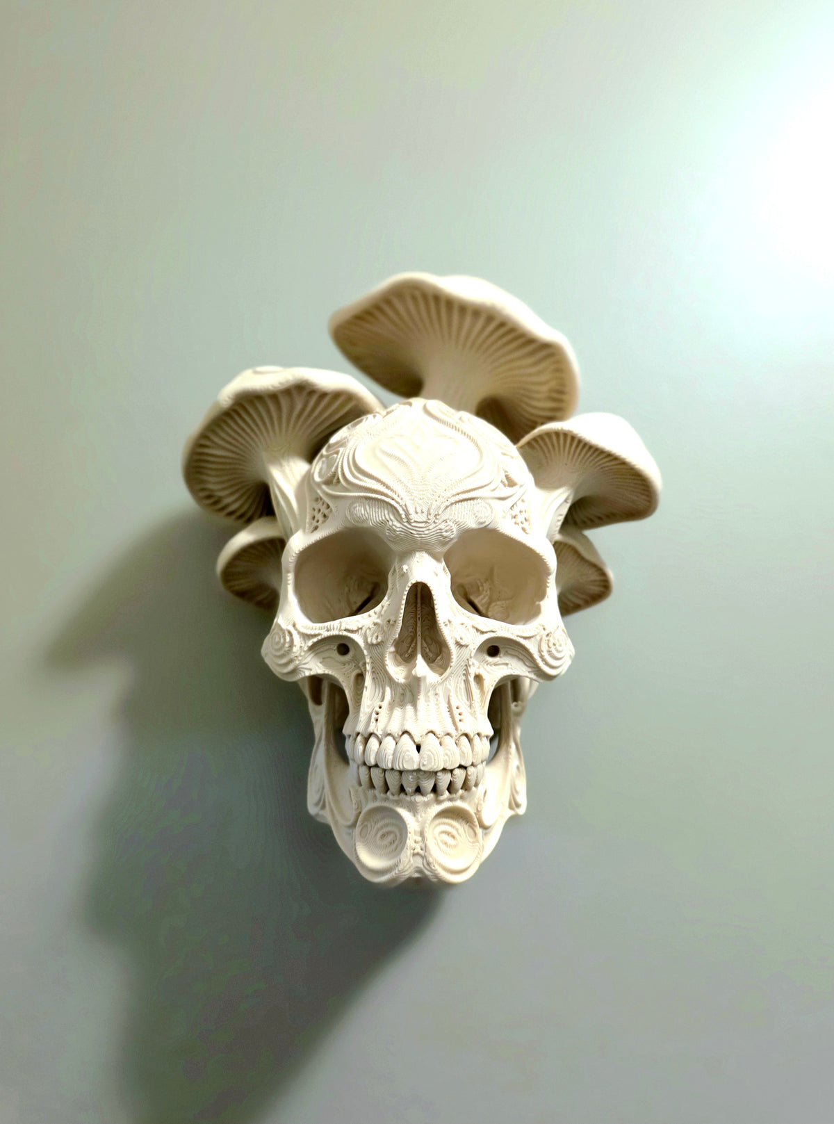 Pilz Totenkopf Wanddeko