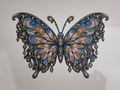 Himmlischer Schmetterling Neon Wandkunst Wandbild Wanddeko Wanddekoration