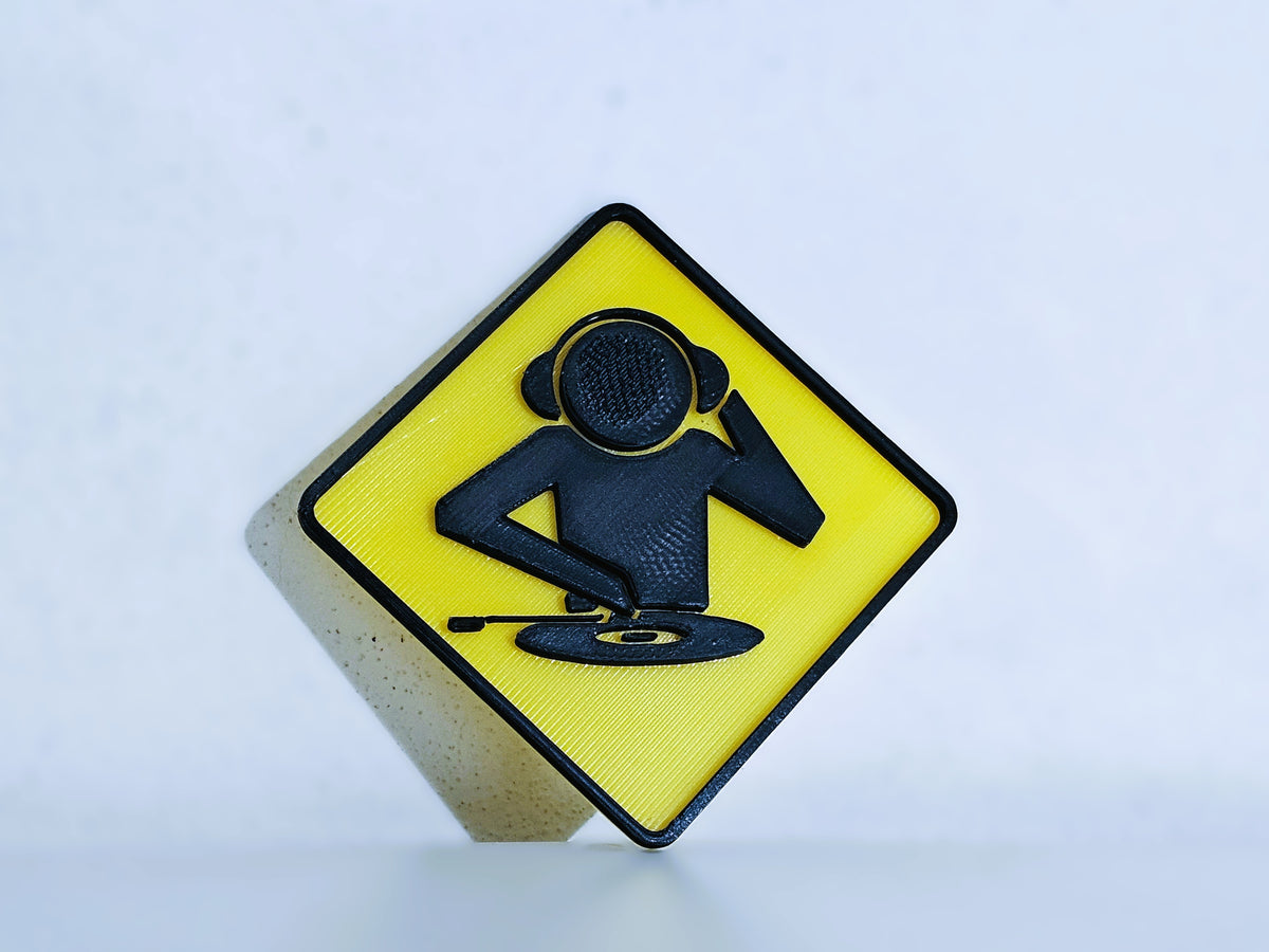 Schild Achtung DJ Mixologe