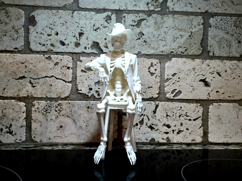 Skelett Bar vergessen Figur