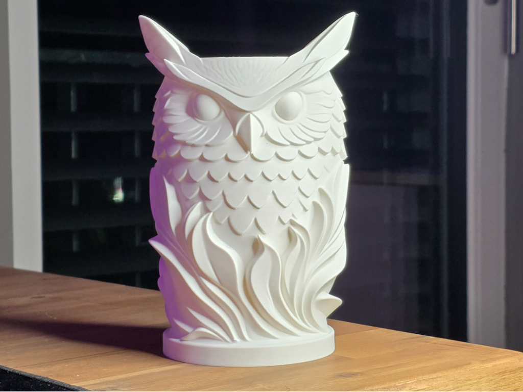 Vase einer Eule Pflanztopf Blumentopf Übertopf Tierliebhaber Geschenk Deko
