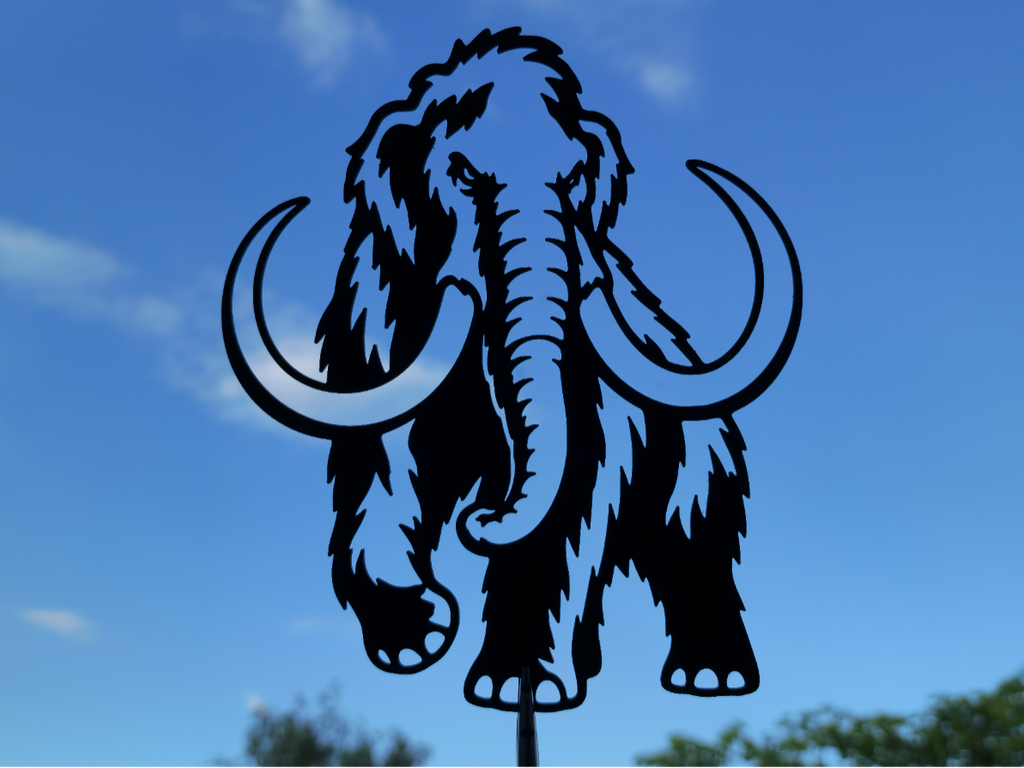 Mammut 2D Wandkunst Prähistorische Tierdekoration Wandbild Wanddeko Tiere