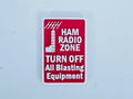 Schild Amateurfunk Zone