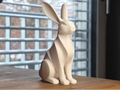 Moderne Kaninchenskulptur Figur Deko Statue Ostern Osterdeko Frühling