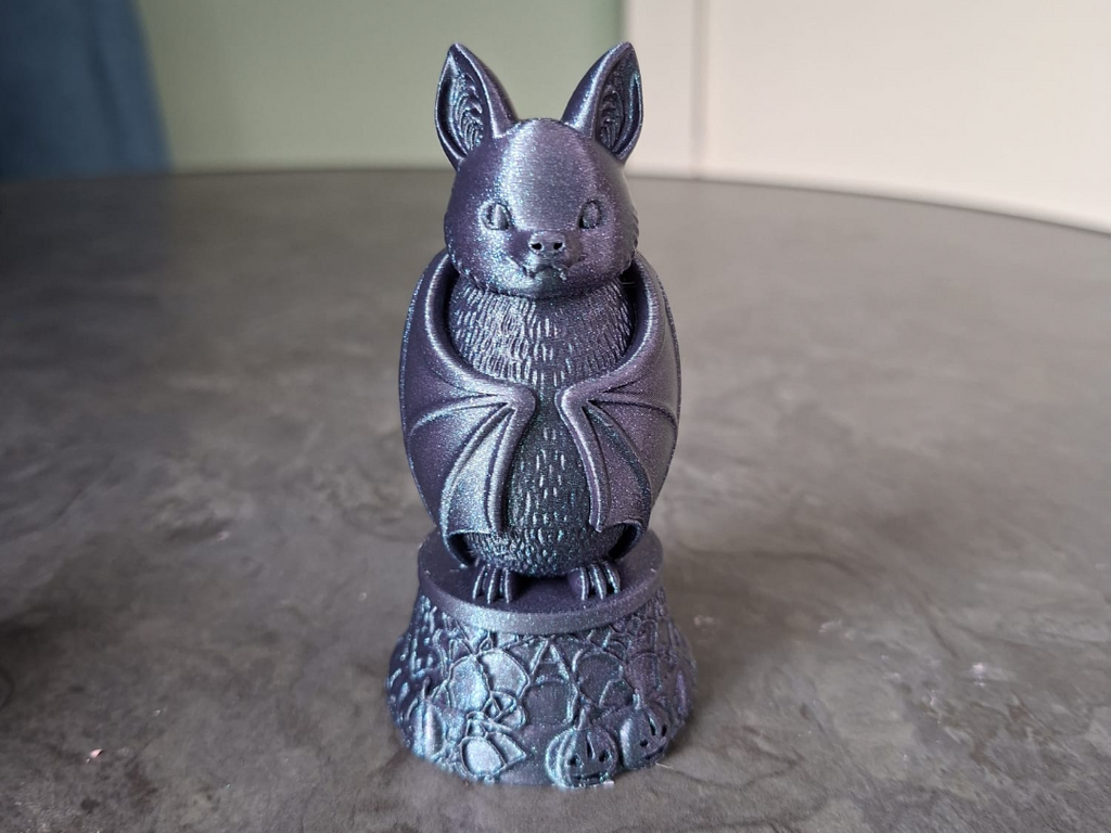 Mystische Fledermaus-Wächterfigur Deko Statue Halloween Grusel Gothic