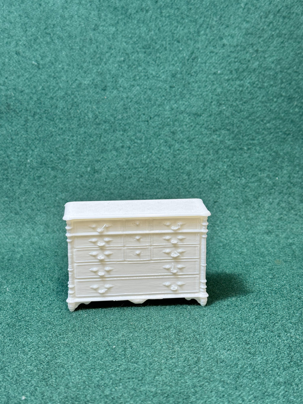 Puppenhaus Mini Kommode 3 aus der Viktorianischen Ära Miniatur 1:12 Möbel