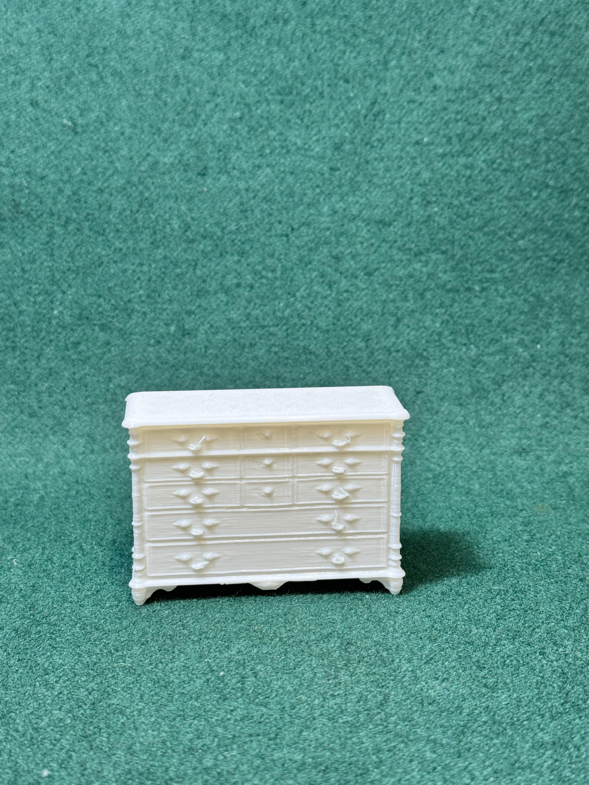 Puppenhaus Mini Kommode 3 aus der Viktorianischen Ära Miniatur 1:12 Möbel