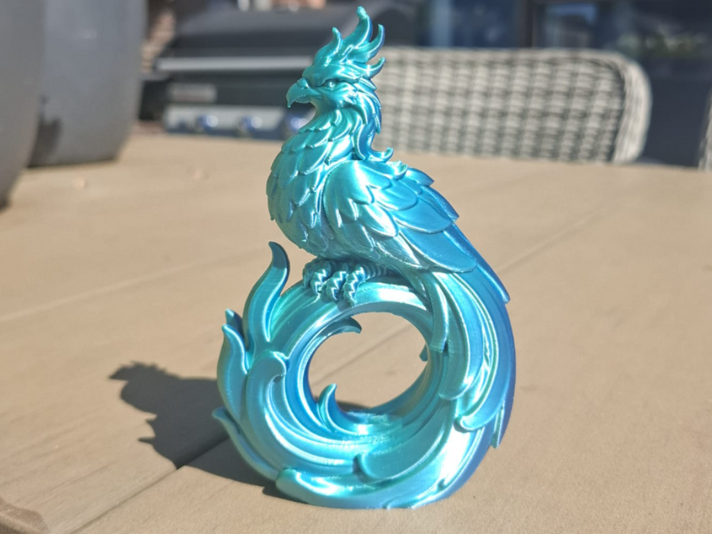 Himmlischer Phönix Figur Deko Statue Fantasy Mittelalter Rollenspiel Antik