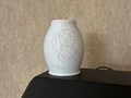 Tierurne Dackel Linien-Design